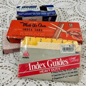 Vintage office supplies!
